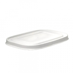 BioPak 500-1,000ml White Plant Fibre Takeaway Lid-P/Pack-50