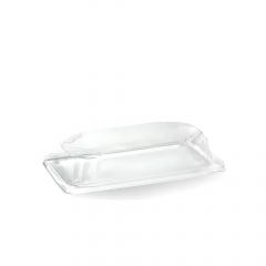 BioPak BioBoard Sushi Tray PLA Lid-P/Pack-50 
