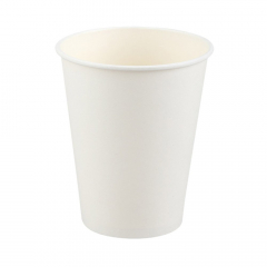 Earth Essentials PE-Coated Hot Cup Single Wall White