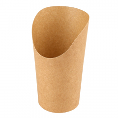 Earth Essentials Kraft Board Open Wrap Chip Cup