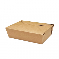 Earth Essentials Kraft Board Lunch Food Box Regular 200/ctn