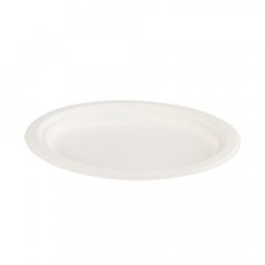 Earth Essentials Bagasse Round Plate 180mm White 1000/ctn