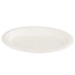 Green2B Bagasse Round Plate White