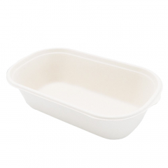 Earth Essentials Bagasse Food Box 800ml White 500/ctn