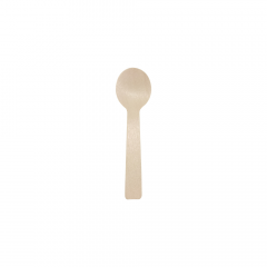 Earth Essentials Cutlery Tea Spoon 100mm wood