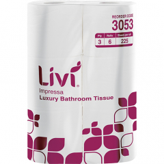 Livi Impressa Ultra Premium 3 Ply Toilet Tissue