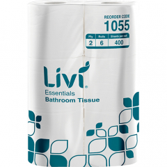 Livi Toilet Roll 2ply 400 sheet