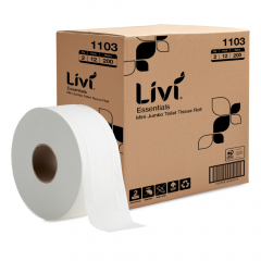 Livi 2ply Mini Jumbo 200m - 12 packs per CTN