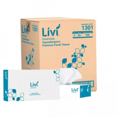 Livi Essentials Facial Tissues 2 Ply 100 Sheets