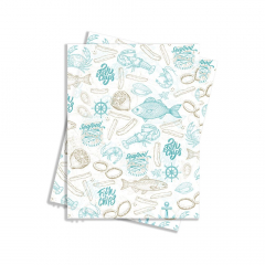 Pro.Mundi Greaseproof Paper Nautical 310x190mm - 200/pack