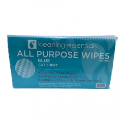 Kleaning Essentials Wipes Regular Blue - 20 per pack