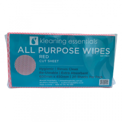 Kleaning Essentials Wipes Regular Red - 20 per pack
