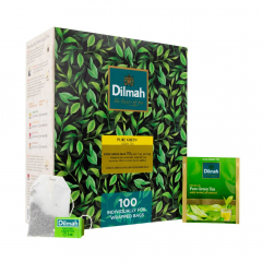 Dilmah Foil Envelope Pure Green Teabags - 1200 per carton