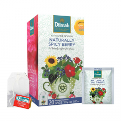 Dilmah Foil Envelope Naturally Spicy Berry Teabags - 240 per carton