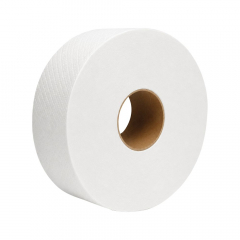 Soft Clean 2 Ply Jumbo Toilet Roll 300m, 8 rolls/polybag