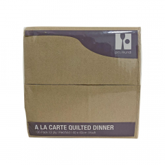Pro.mundi Dinner Napkins 1/8 Fold - Kraft Quilted 100/pack