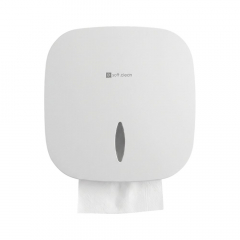 Soft Clean Jumbo Roll Tissue Dispenser - White