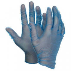 Powder Free Blue Vinyl Glove