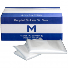 FP Recycled Bin Liners 60L