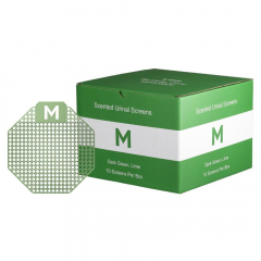 Scented Urinal Screen - Dark Green, Lime - 10/pack