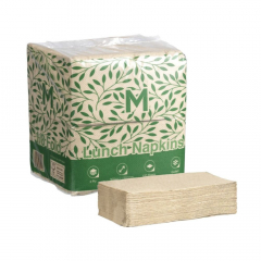 Lunch Napkins Quilted1/8 Fold-Kraft 300x300mm 2ply 100/pack