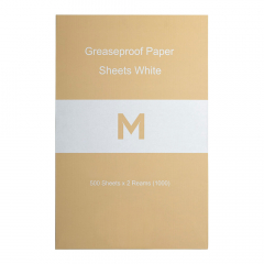Greaseproof Paper Sheets Small White 380x480mm 40gsm