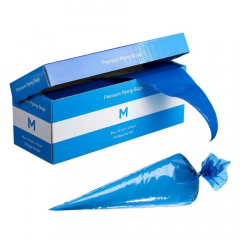 Premium Piping Bags 475mm Blue - 100/roll