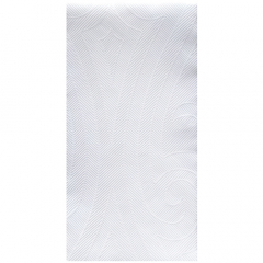 Duni Elegance Lily Designed White Air Laid Napkin