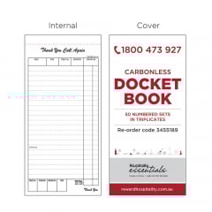 Triplicate Carbonless Docket Book 50 Sheet