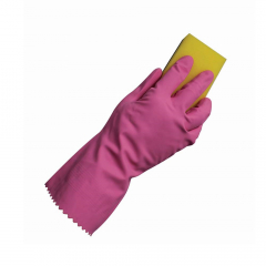 Glove Pink Silverline 8.5 Med Bastion - Pair