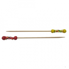 Earth Essentials Party Pic 120mm Coloured Ends 100 per pack