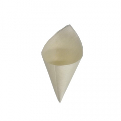 Earth Essentials Food Cone Bio Wood 120MM Long 100 per pack
