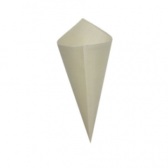 Earth Essentials Food Cone Bio Wood 240MM Long 50 per pack