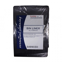 Essentials Garbage Bag Heavy Duty Black 120L - 100 p/carton