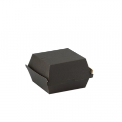 Detpak ENDURA BURGER BOX BLACK - 65/Sleeve