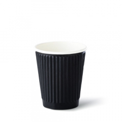 Detpak Ripple Refined™ Hot Cup - Black