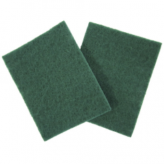 Green Kitchen Scourer 10 Pack