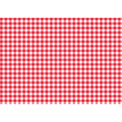 Red Check Greaseproof Paper
