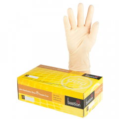 Bastion Glove Beige Latex Powder Free XL