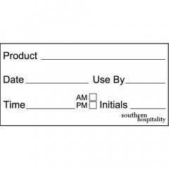 30mm x 60mm Batch/Shelf Life Labels Roll of 500