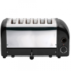 Dualit 6 Slice Toaster Satin Black