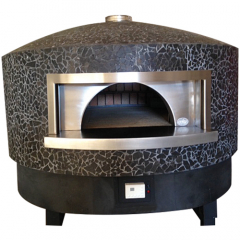 Ceky Black Marble Woodfired Pizza Oven 120mm with Gas Assist