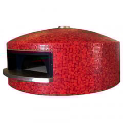 Ceky Woodfired Pizza Oven with Gas Assist - Mosaic Tiles