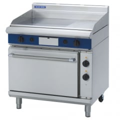 Blue Seal GPE506 - 900mm Gas Griddle Electric Static Oven Range