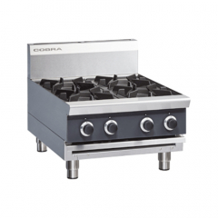 Cobra C6D-BL 600mm Bench Model Four Burner LP Gas Cooktop