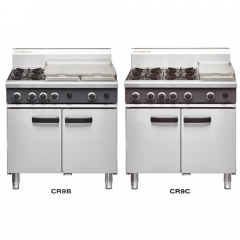 Cobra CR9B - 900mm Two Burner / Griddle LP Gas Range Static Oven