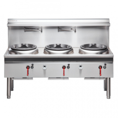 Cobra CW3H-DDD 1800mm Gas Waterless Wok 3 Duckbill Burners - LP Gas