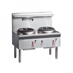 Cobra CW2H-DDN 1200mm Gas Waterless Wok 2 Duckbill Burners - Natural Gas