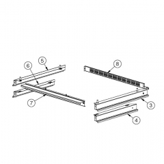 Turbofan Double Stacking Kit For Ovens DSK272831 DSK272831C