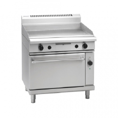 Waldorf 800 Series GP8910GEC - 900mm Gas Griddle Electric Convection Oven Range